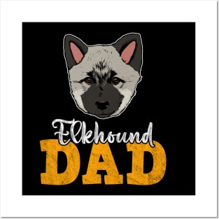 Norwegian Elkhound Dad Posters and Art